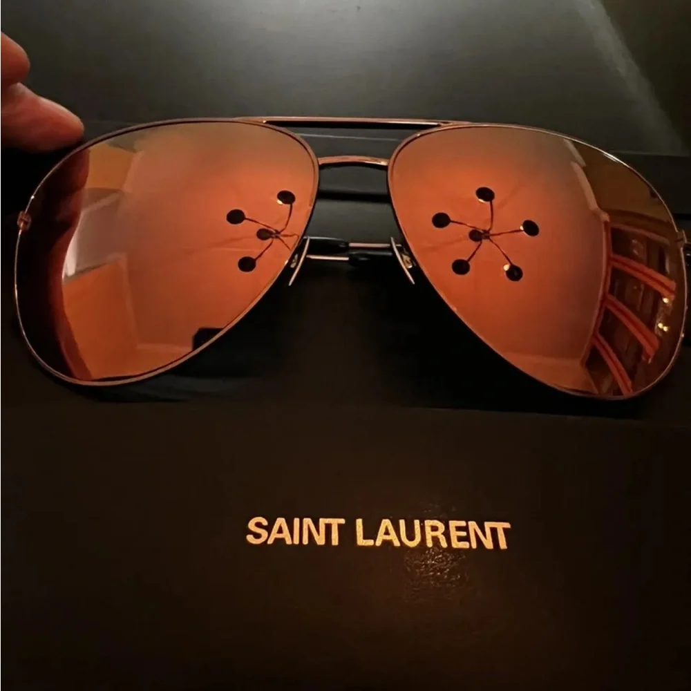 Saint Laurent Paris Sunglasses (Rose gold) - Picture 5 of 16